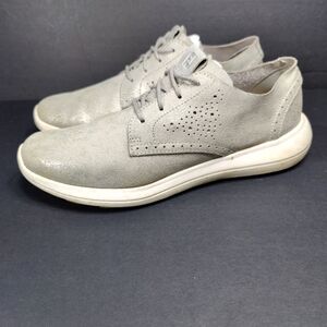 FOOTJOY Women's Flex LX Gray Silver Glitter Leather Spikeless Golf Shoe Size 8M